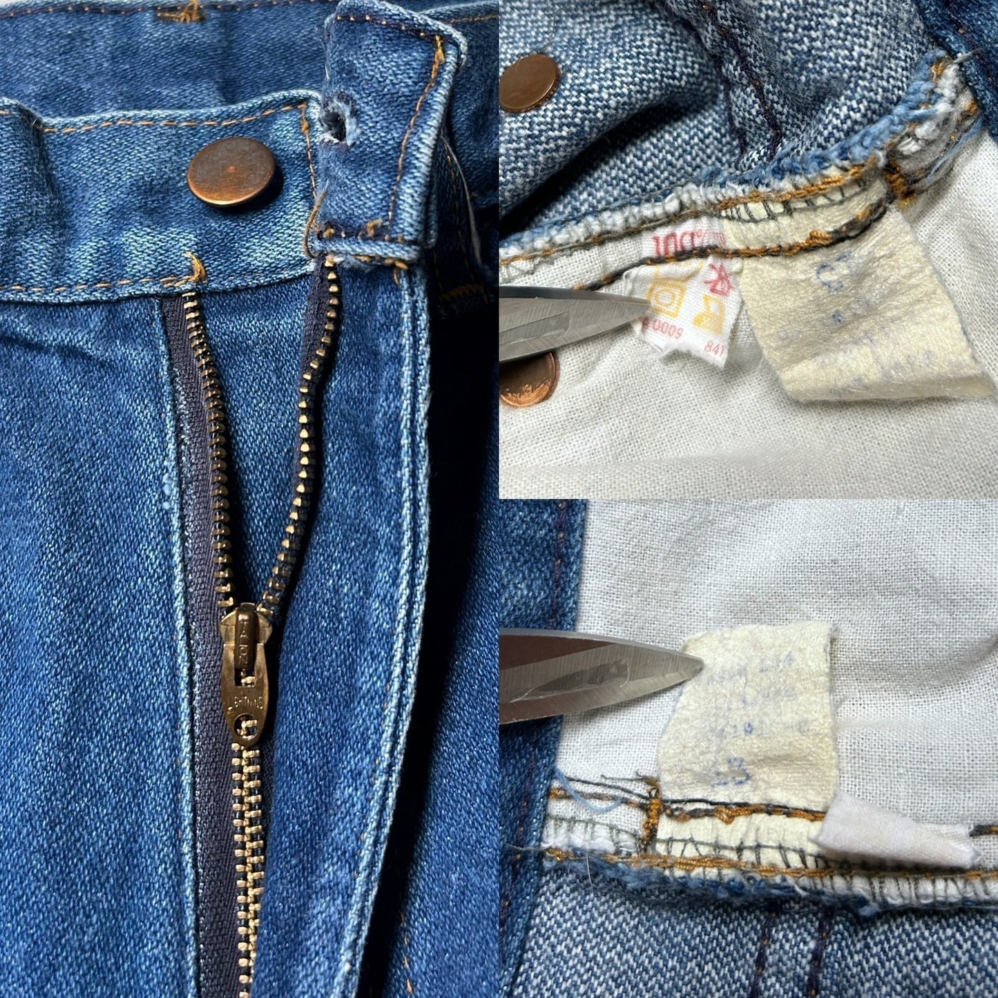70s vintage highwaisted flare jeans.