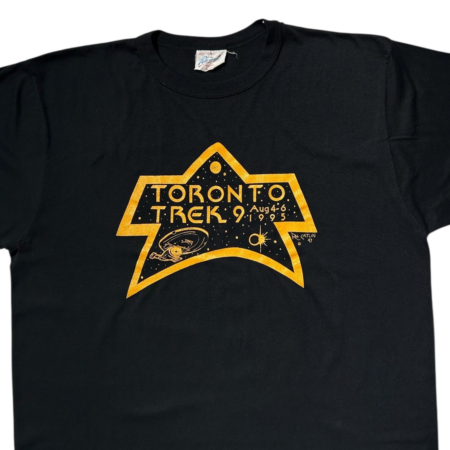 90s Vintage Toronto Trek 9 Sci-Fi Convention T-shirt 1995.