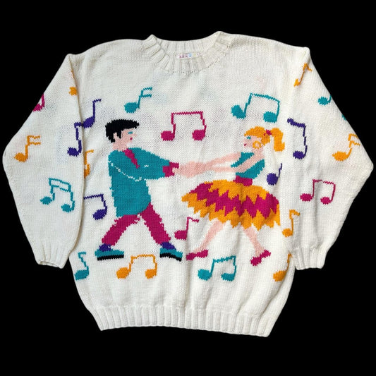 80s Vintage Freego Dance Sweater.