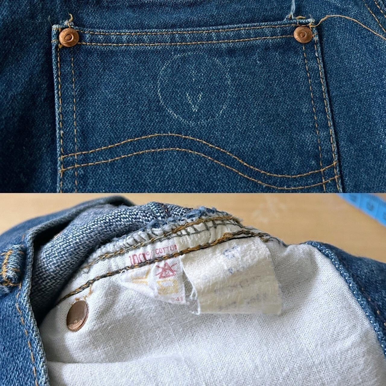 70s vintage highwaisted flare jeans.