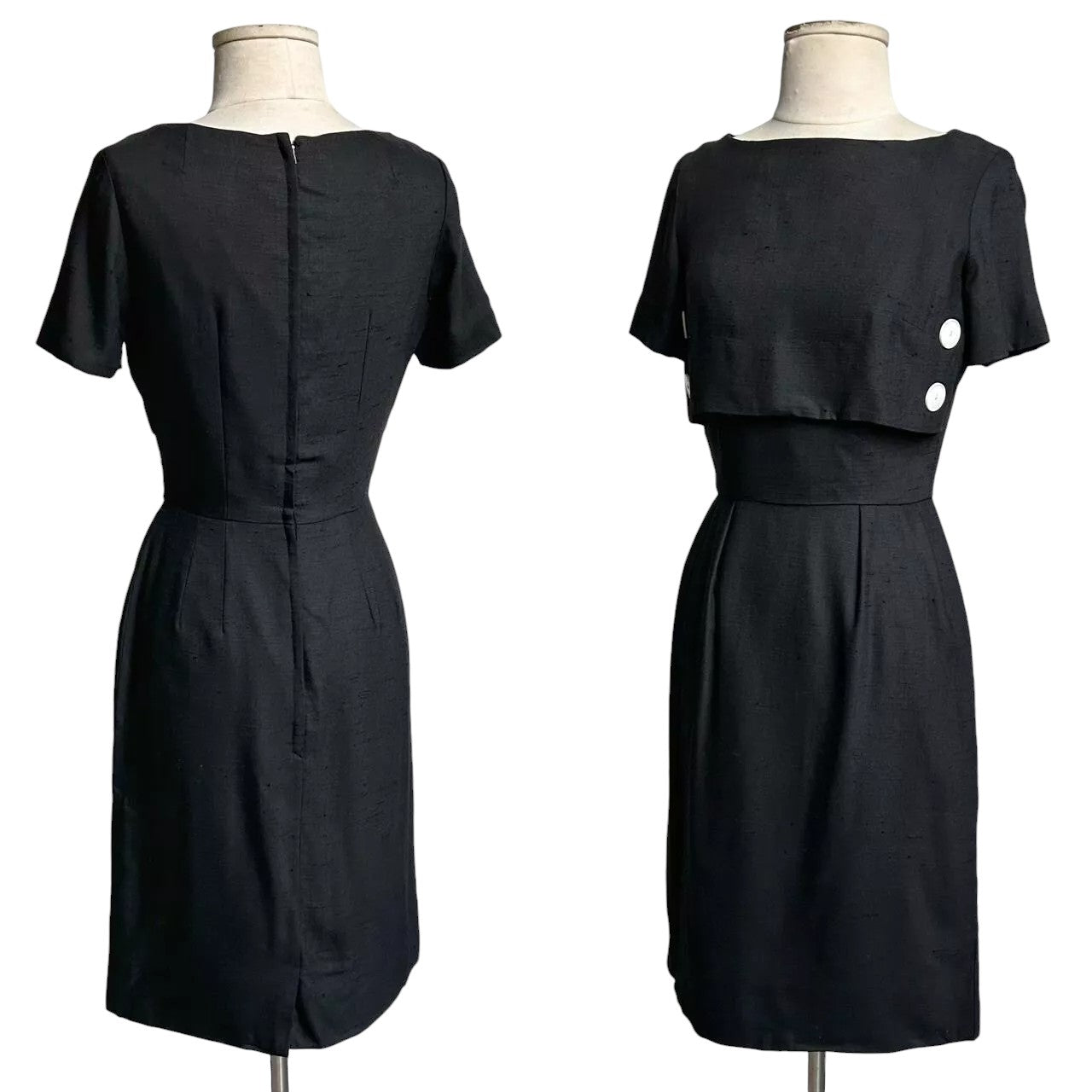 50s Vintage Mr Mort Nautical Button Dress